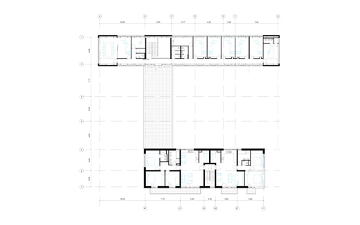building E - 2nd floor plan